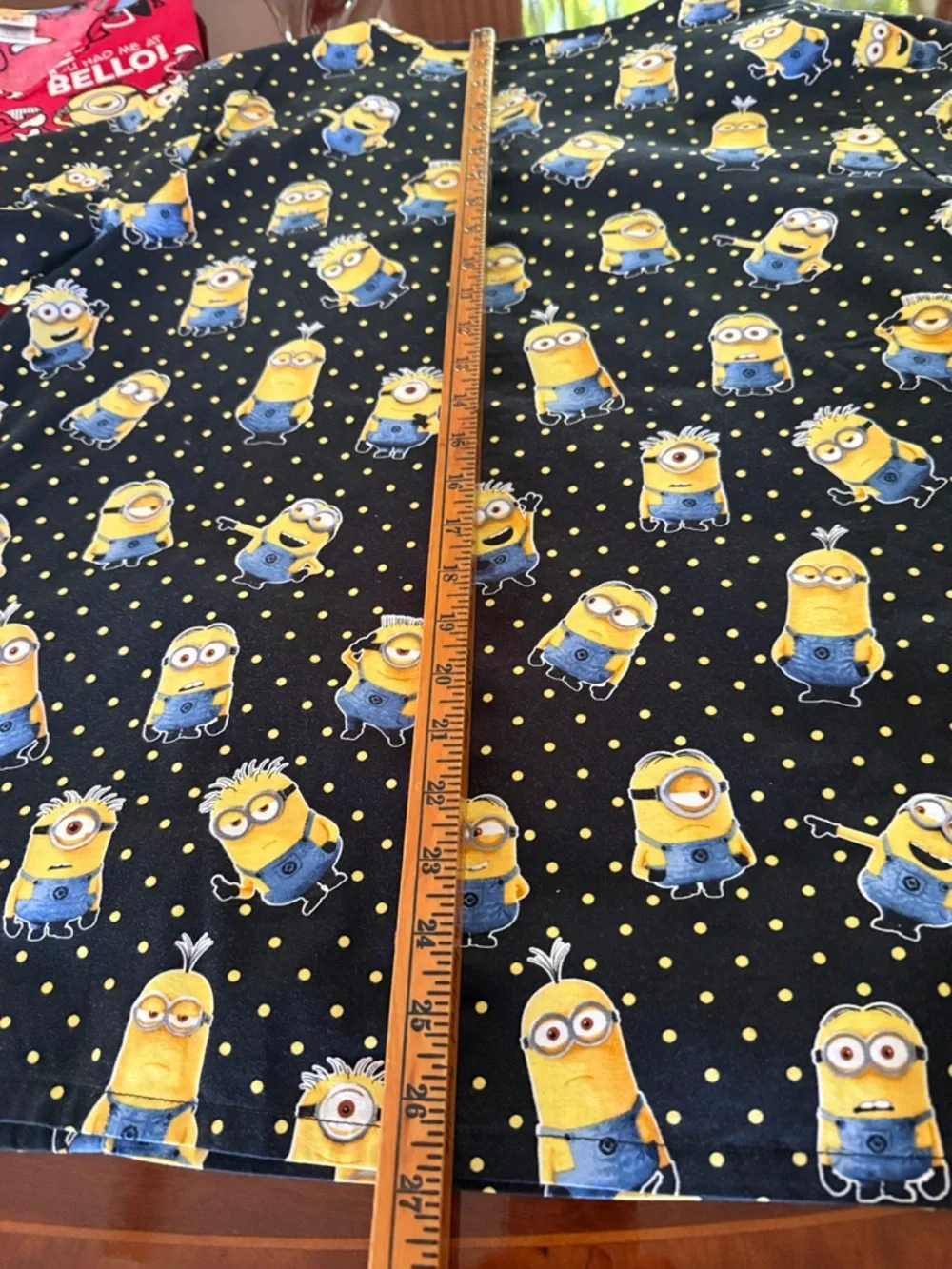 Minion print Scrub tops - Picture 10 of 16